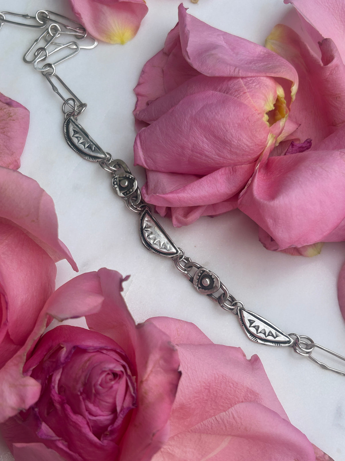 Sterling Silver Bib Necklace