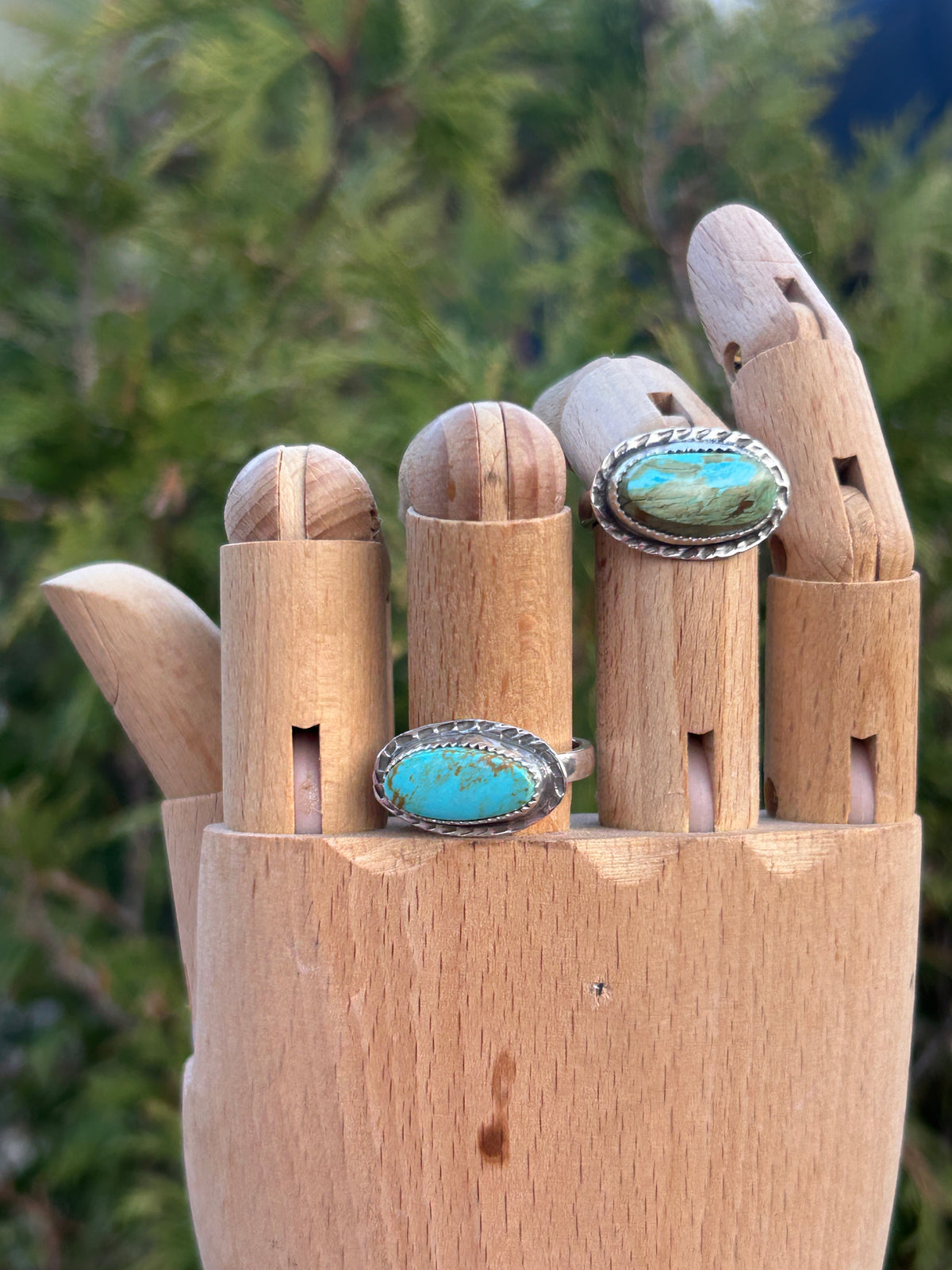 Horizontal Turquoise Ring.
