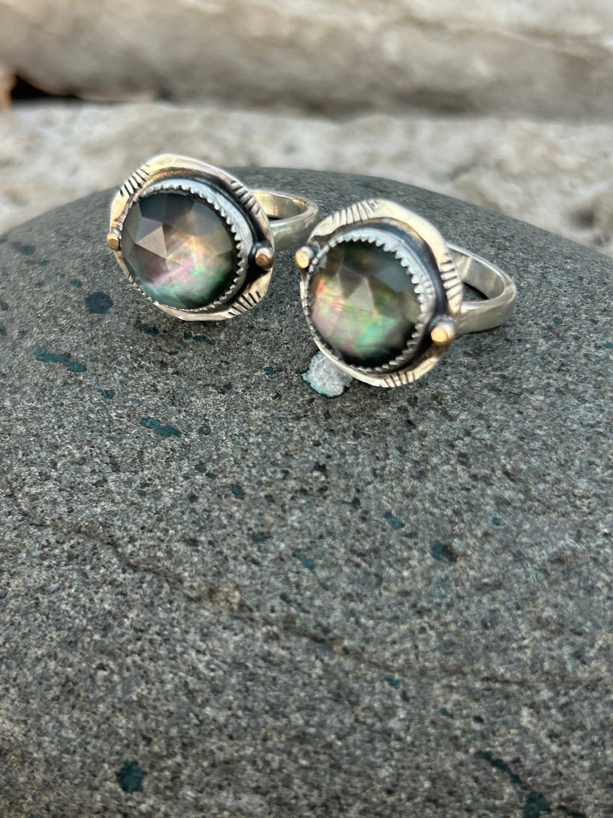 Tahitian Mother of Pearl Ring.