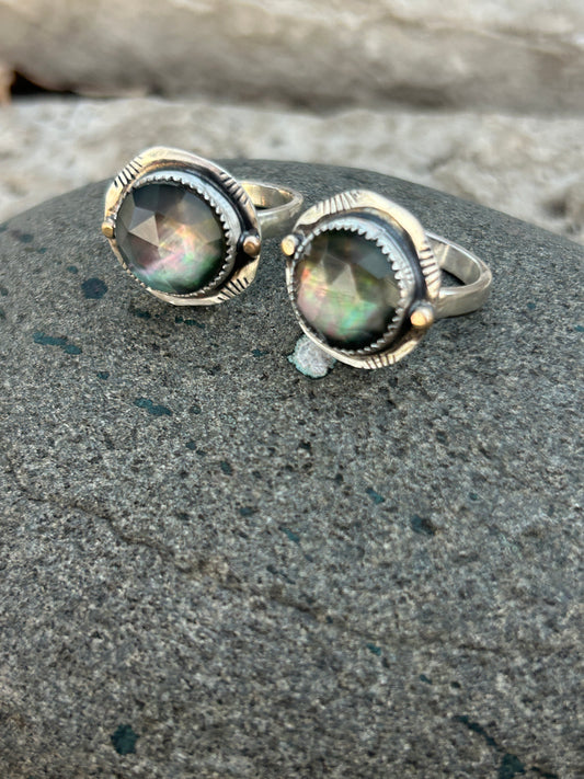 Tahitian Mother of Pearl Ring.