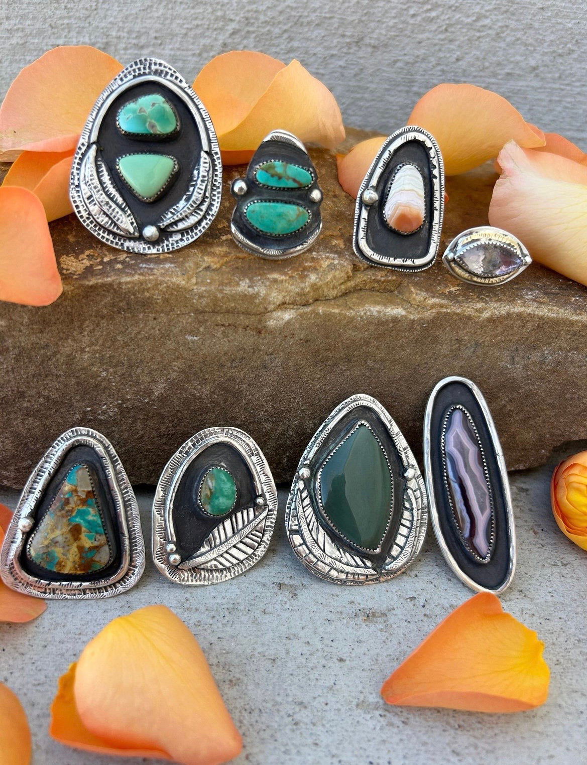 Double Turquoise Ring