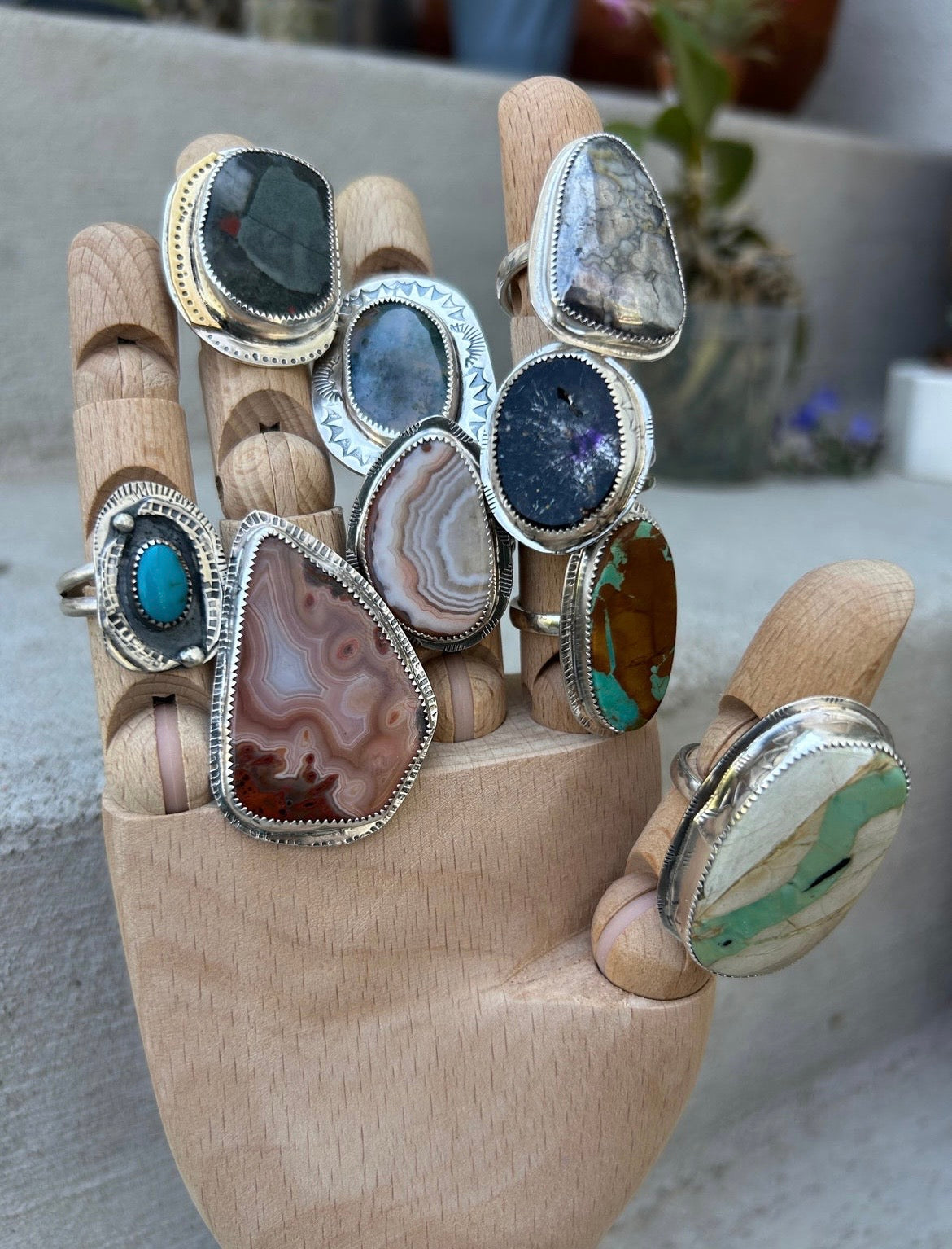 Bloodstone Jasper Ring