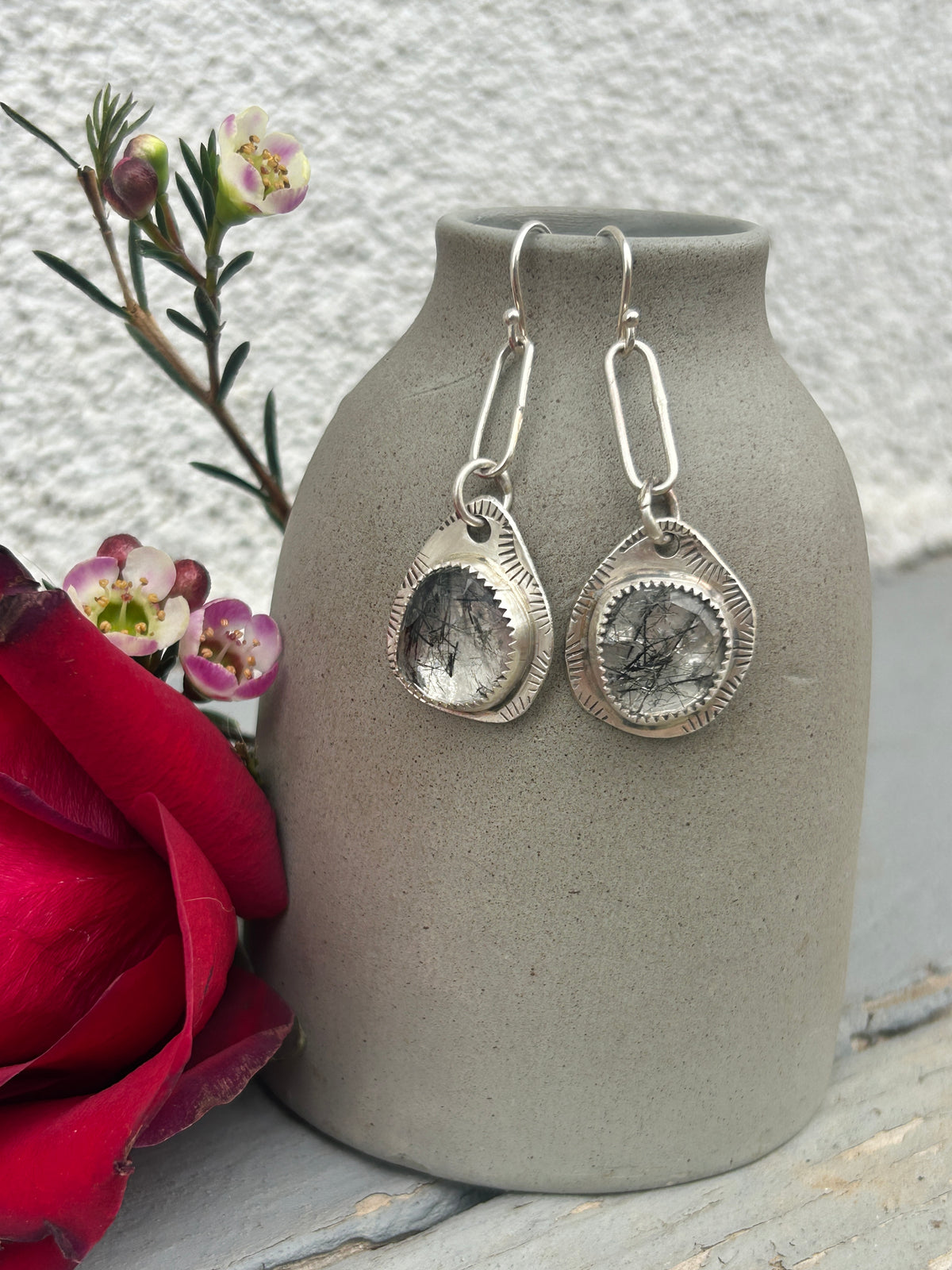 Rutilated Quartz Drops