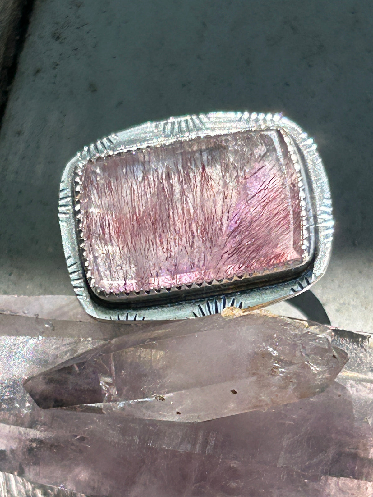 Horizontal Super Seven Ring