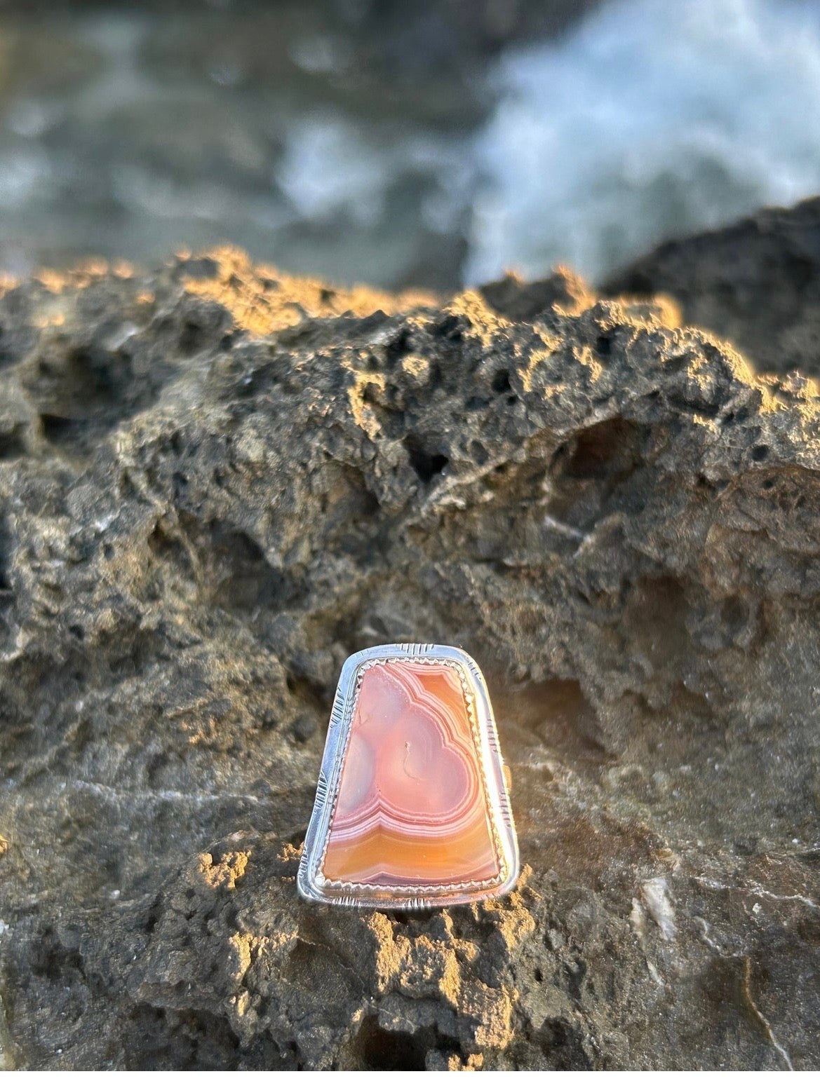 Laguna Agate Ring
