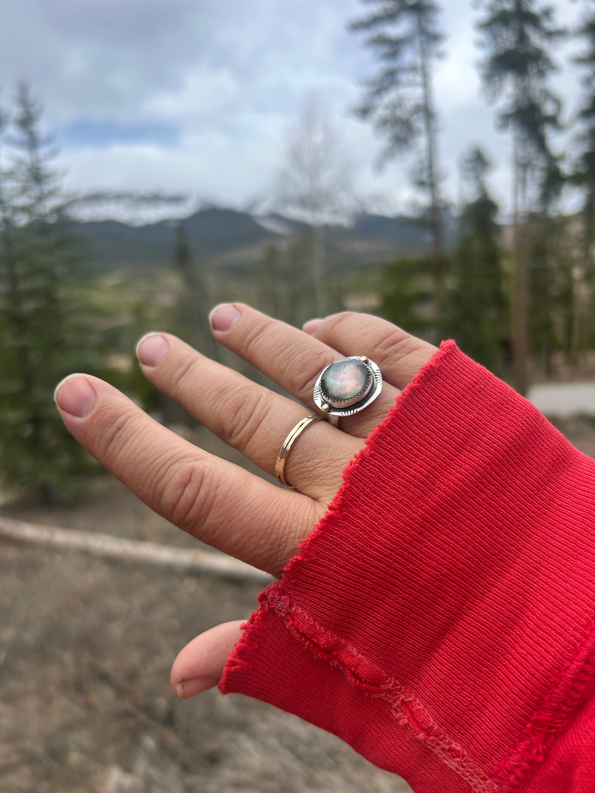 Tahitian Mother of Pearl Ring