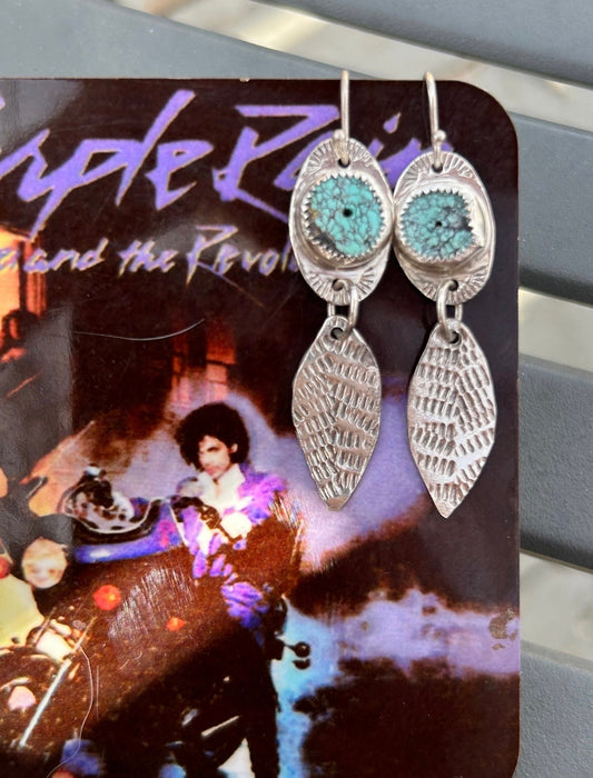 Turquoise & Silver Earrings