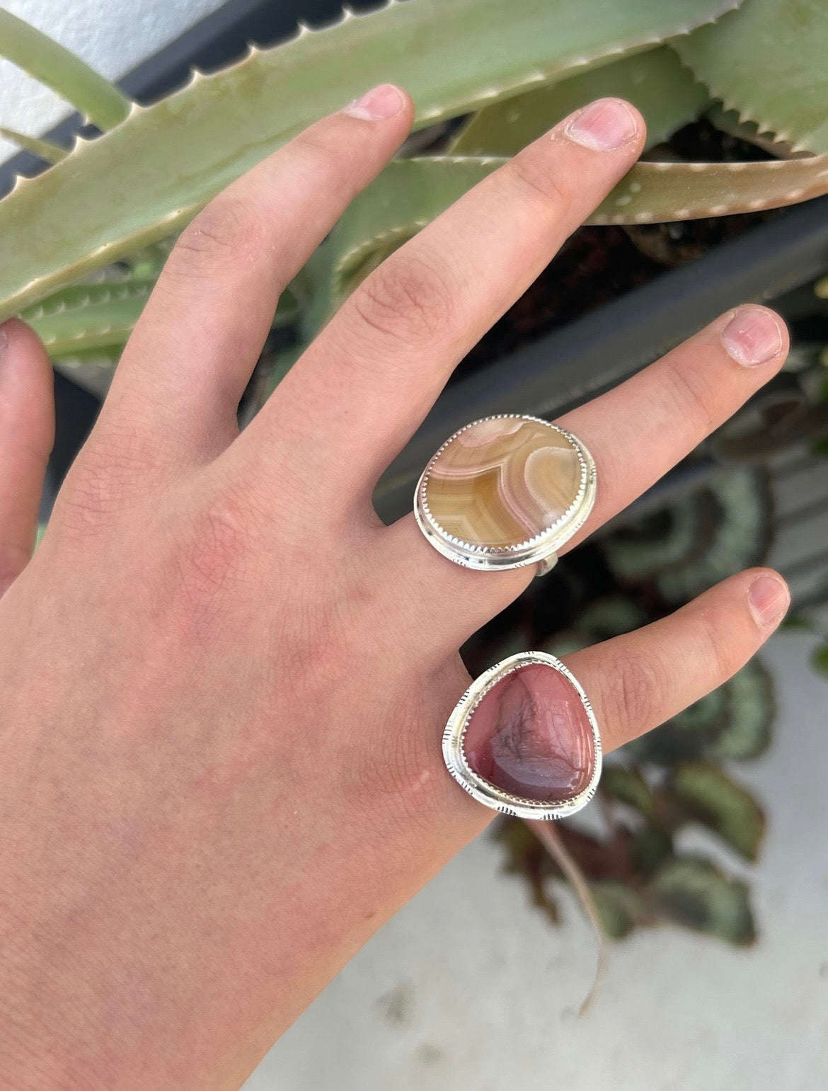 Mookaite Jasper Ring