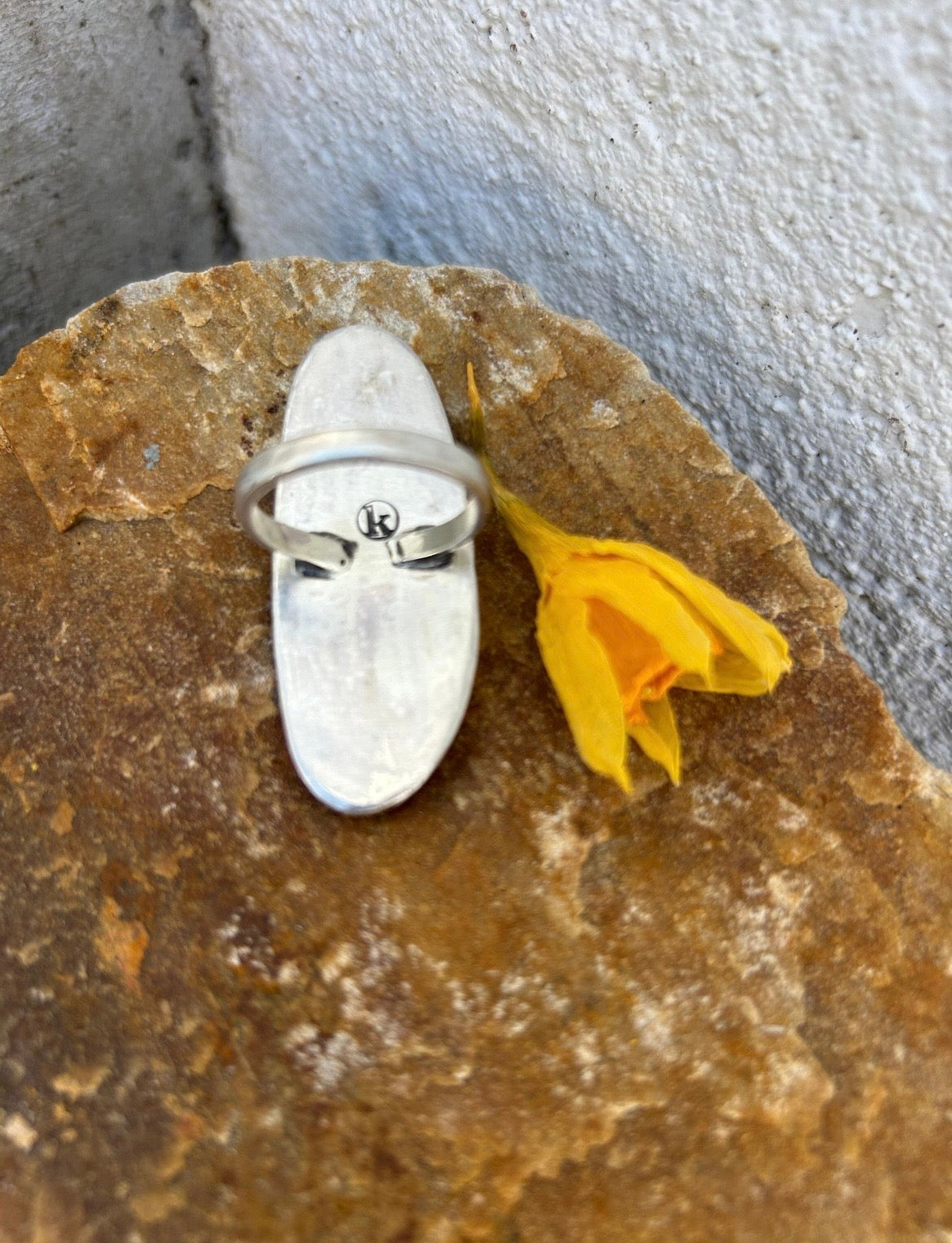 Laguna Agate Shadowbox Ring