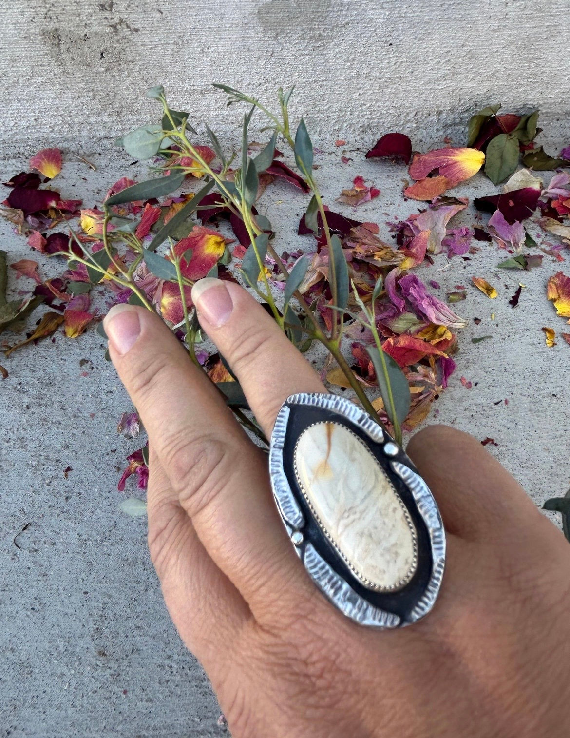 Willow Creek Jasper Shadowbox Ring