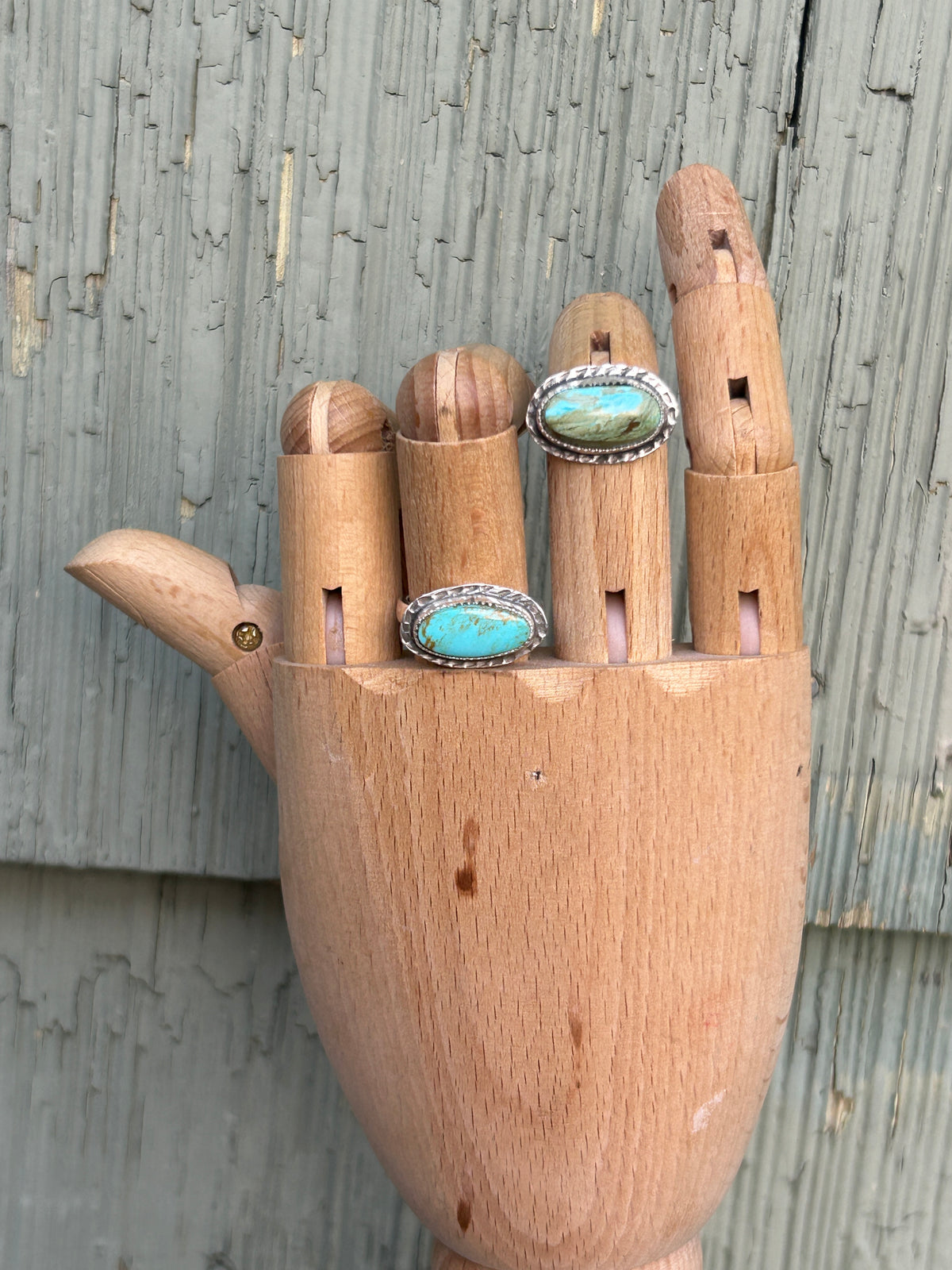 Horizontal Turquoise Ring.