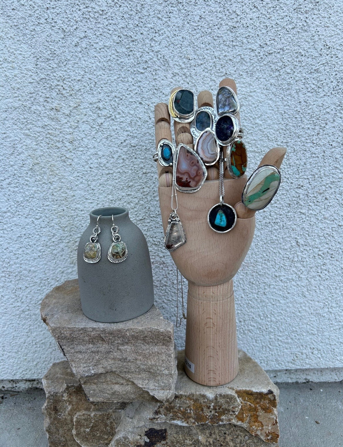 Moss Agate Ring