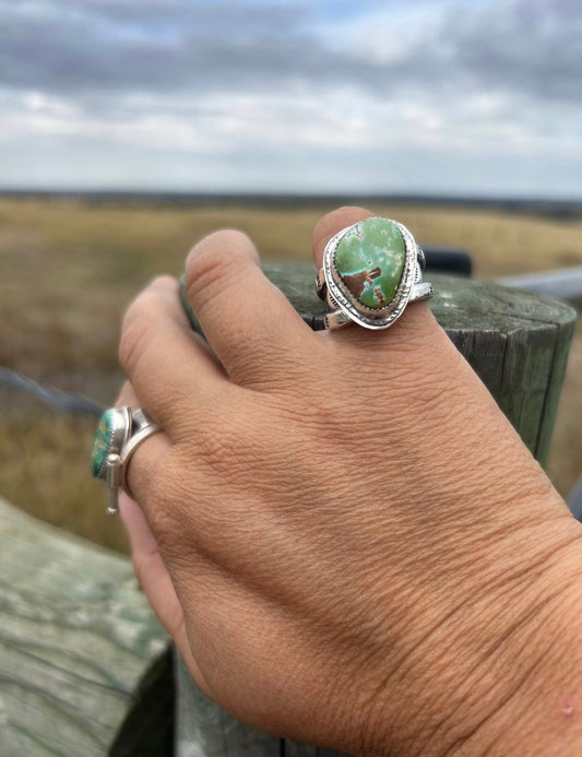 Men’s Pilot Mountain Turquoise Ring