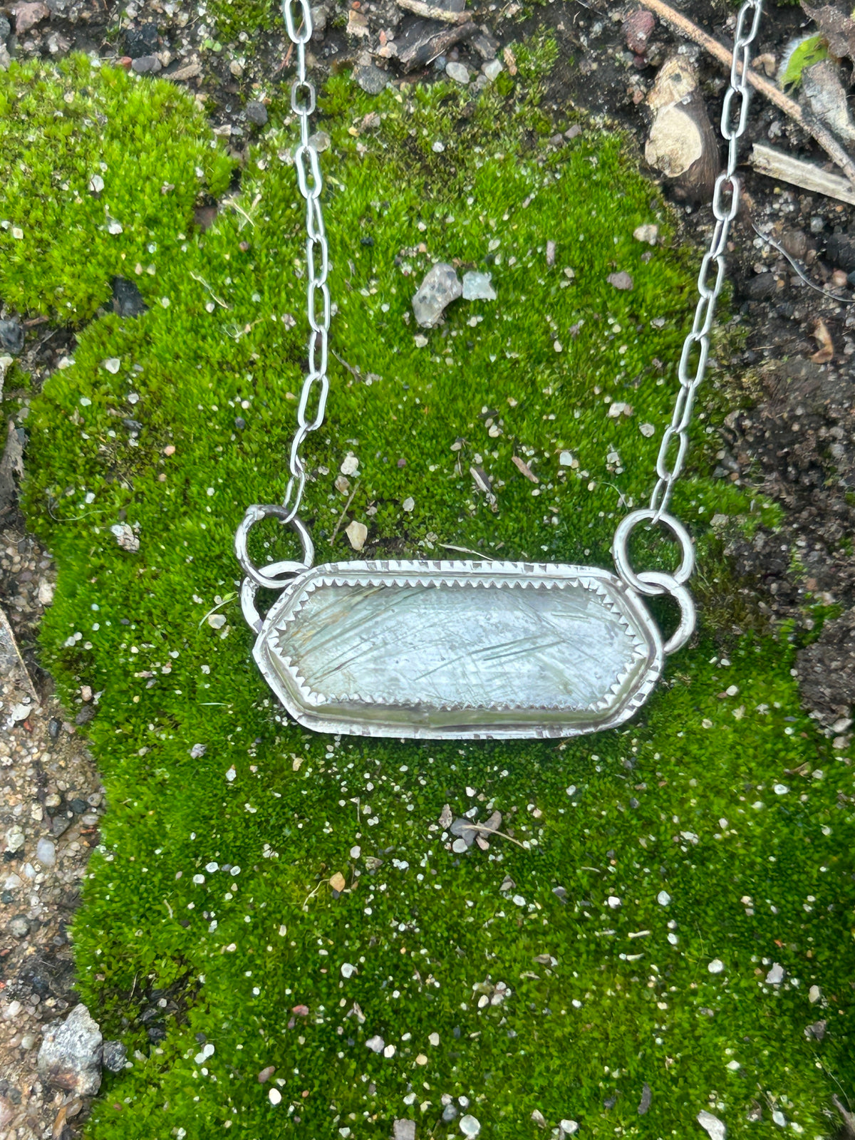 Green Rutile Necklace
