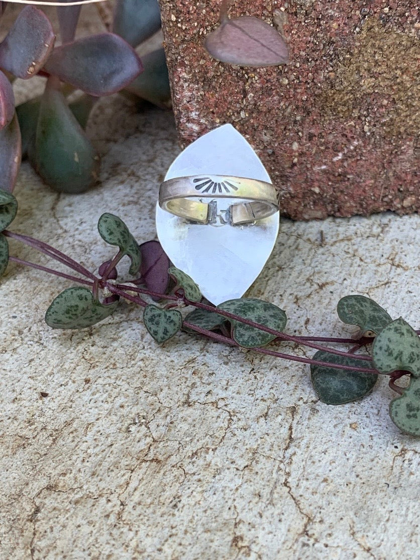 Avocado Chalcopyrite Ring