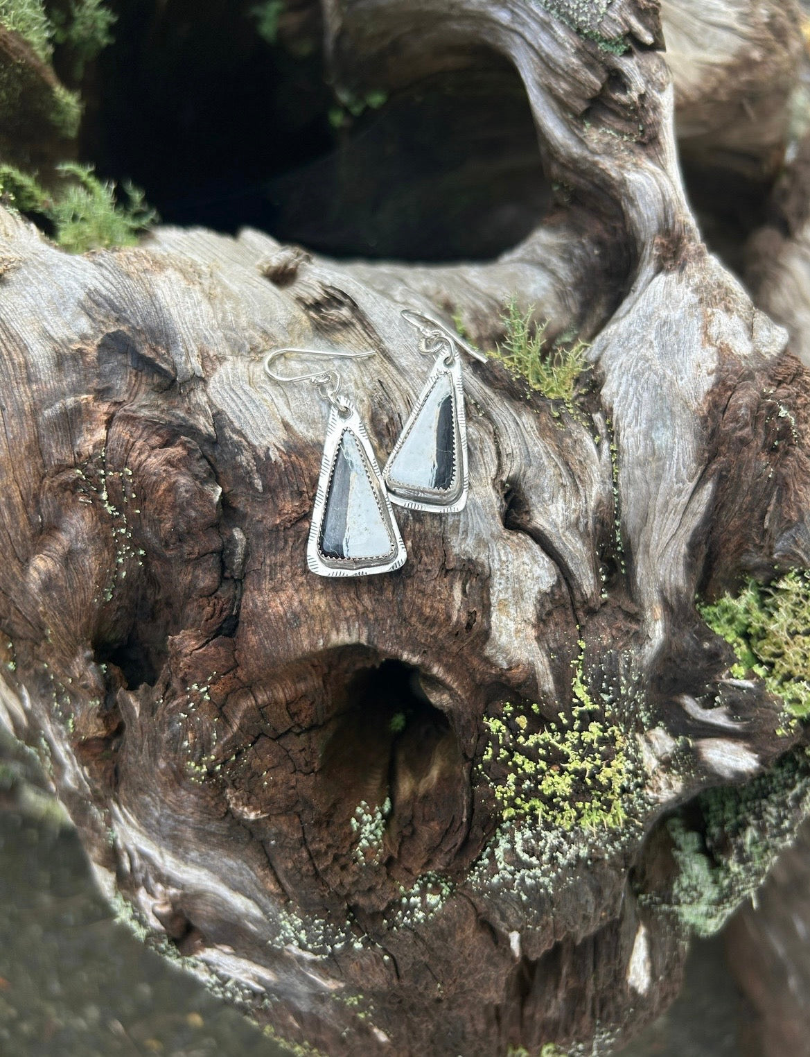 White Buffalo Earrings