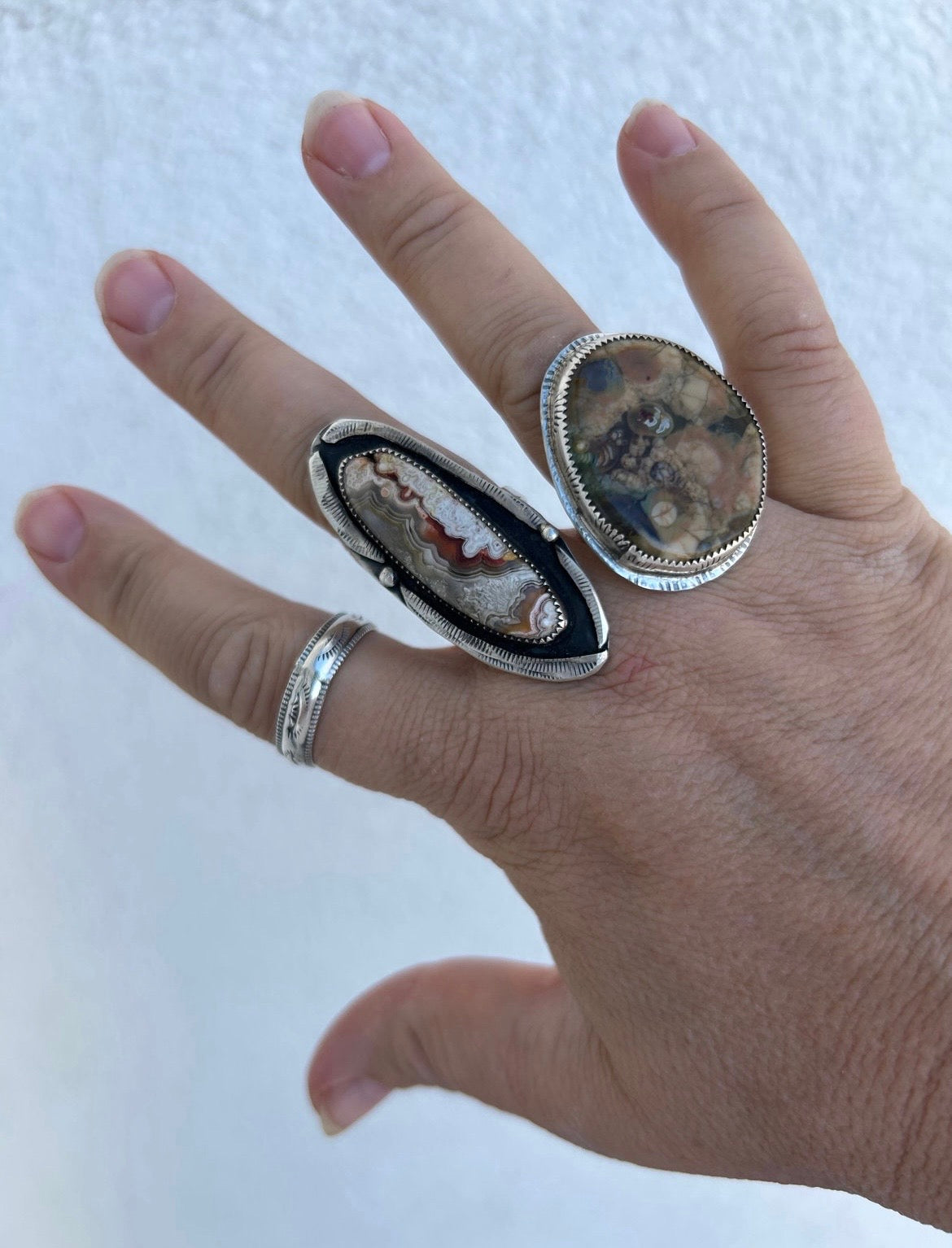Rainforest Jasper Ring