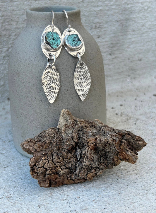 Turquoise & Silver Earrings