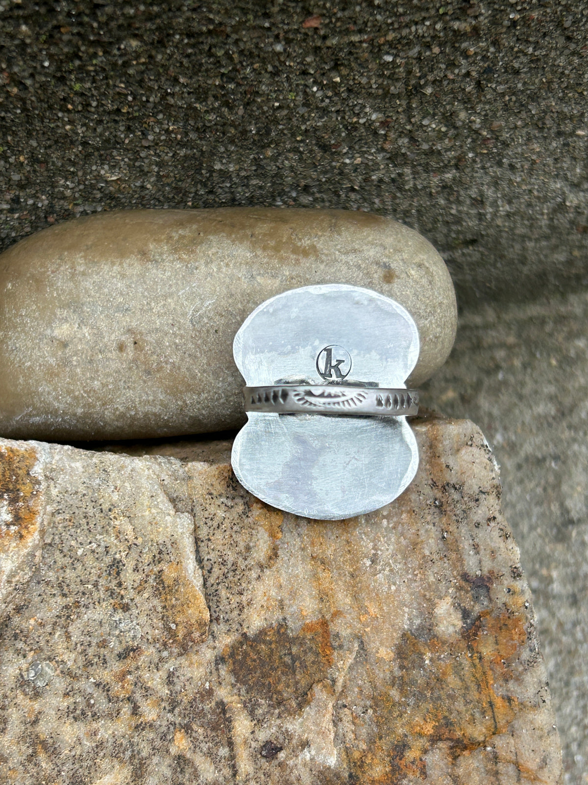 Crazy Lace Agate Gold & Silver Ring