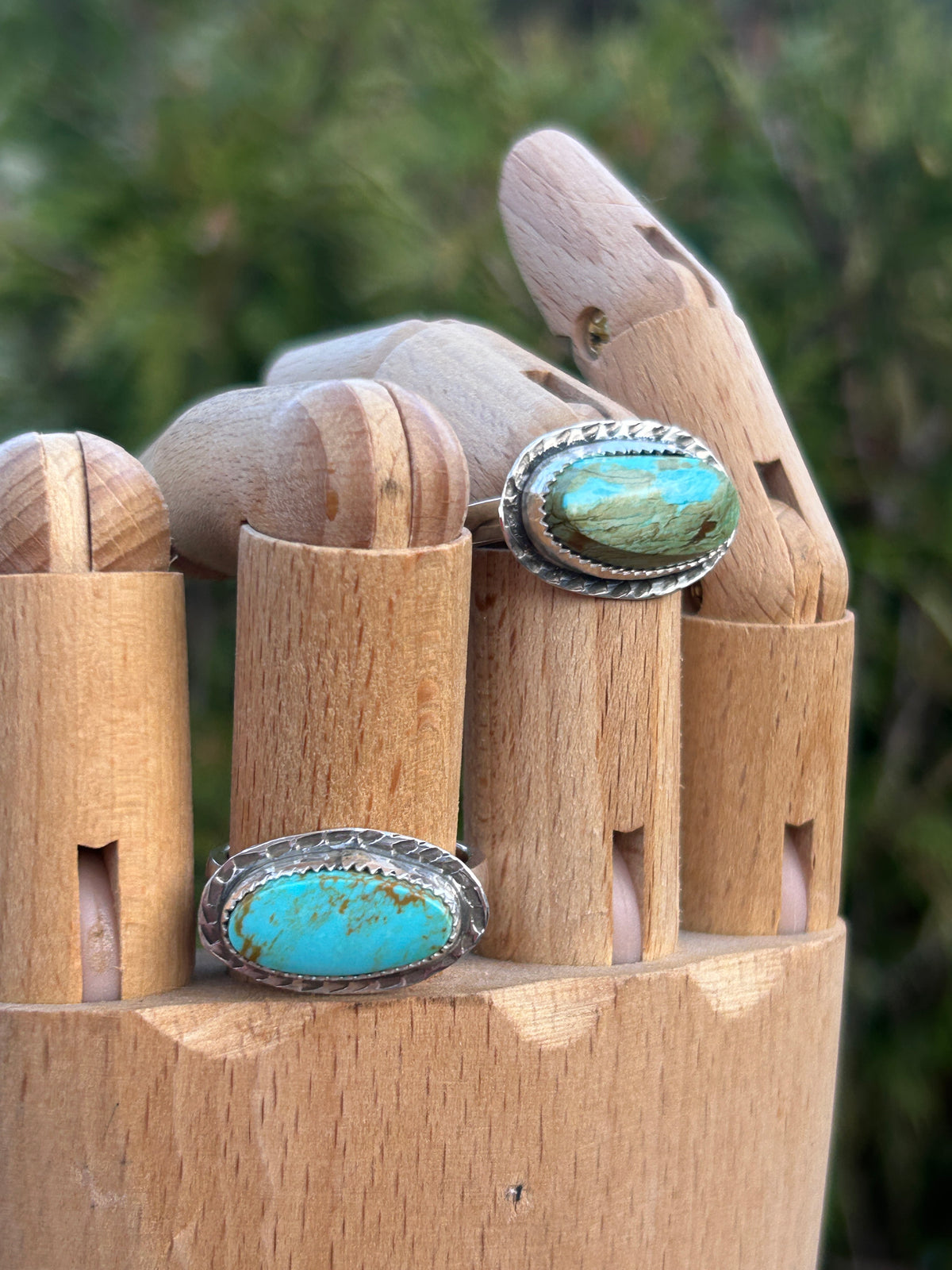 Horizontal Turquoise Ring