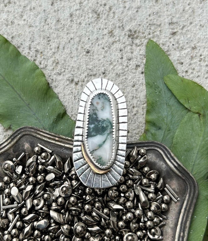 Tree Agate Ring