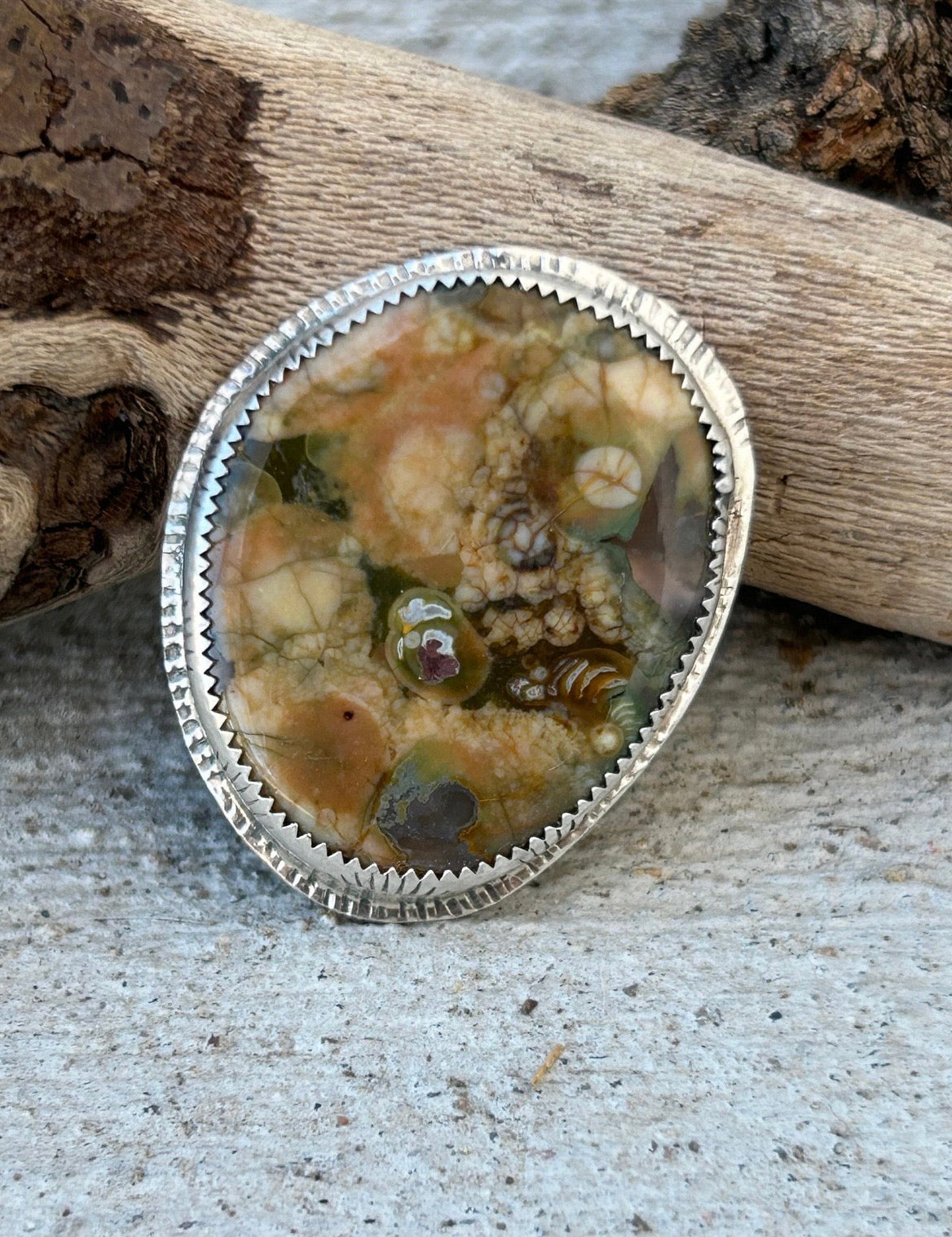 Rainforest Jasper Ring