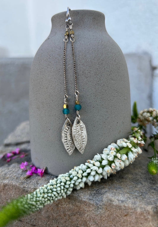 Apatite & Sterling Silver Earrings