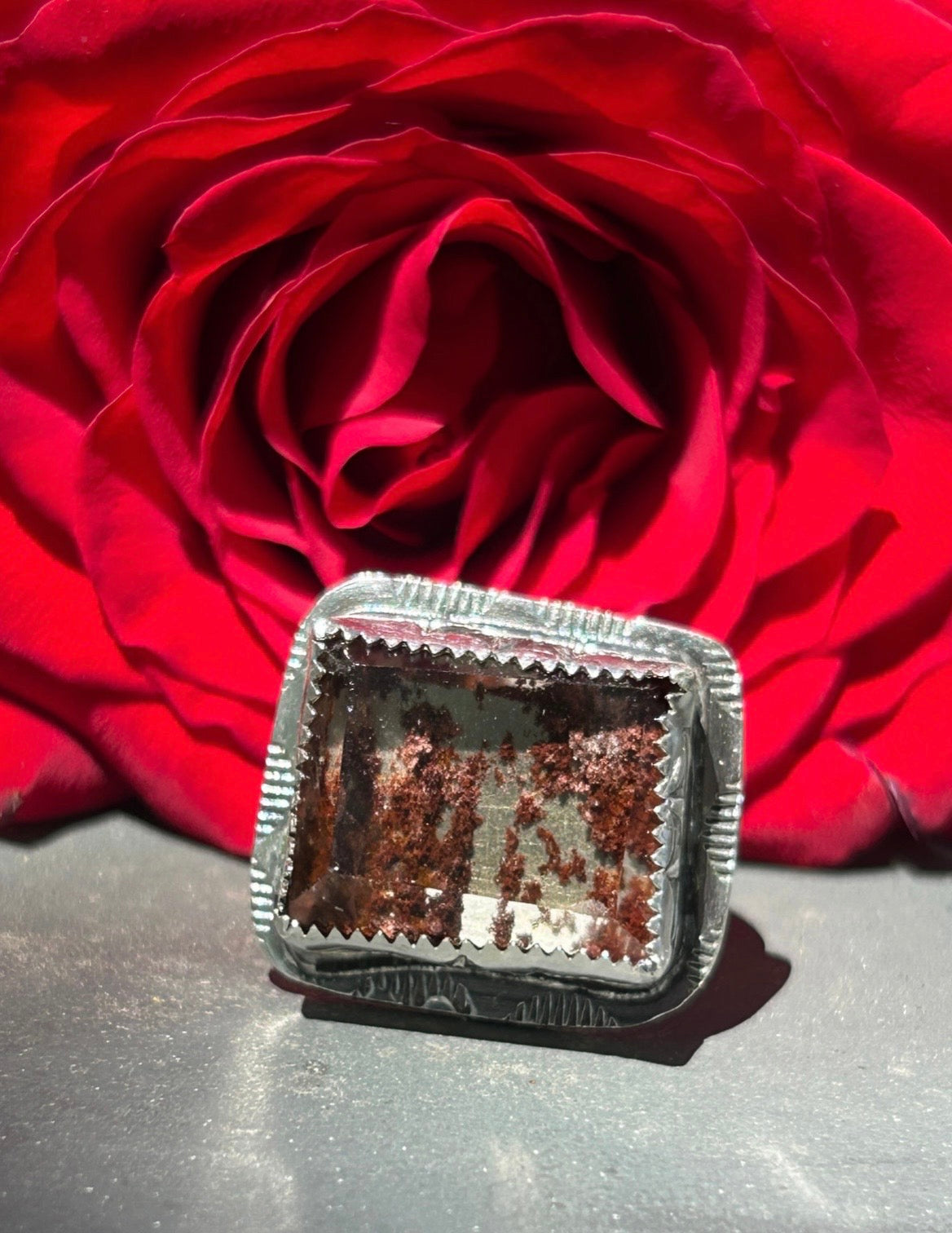 Rutilated Quartz Ring
