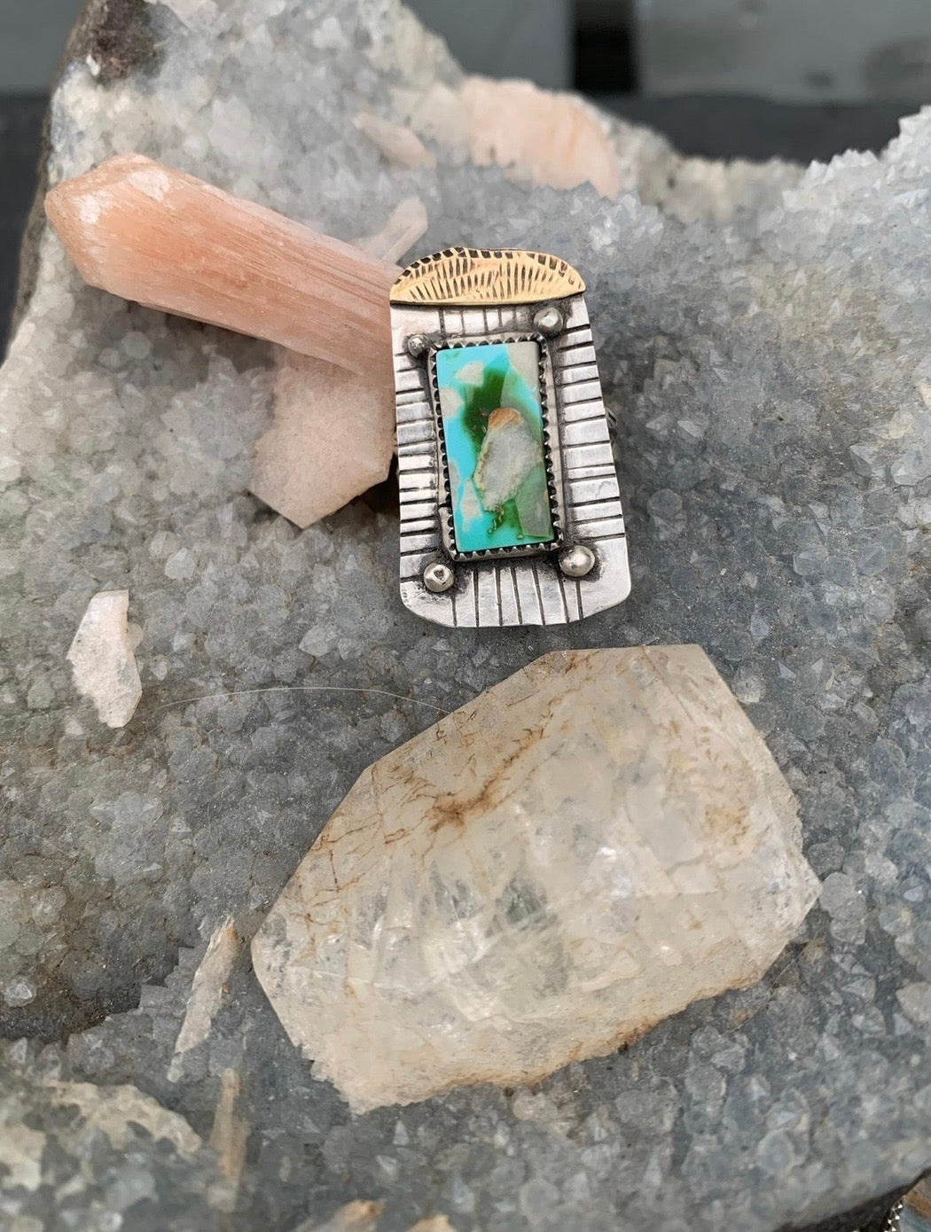 Pilot Mountain Turquoise Ring