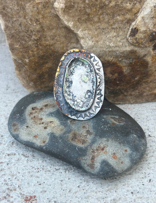 Moss Agate Ring