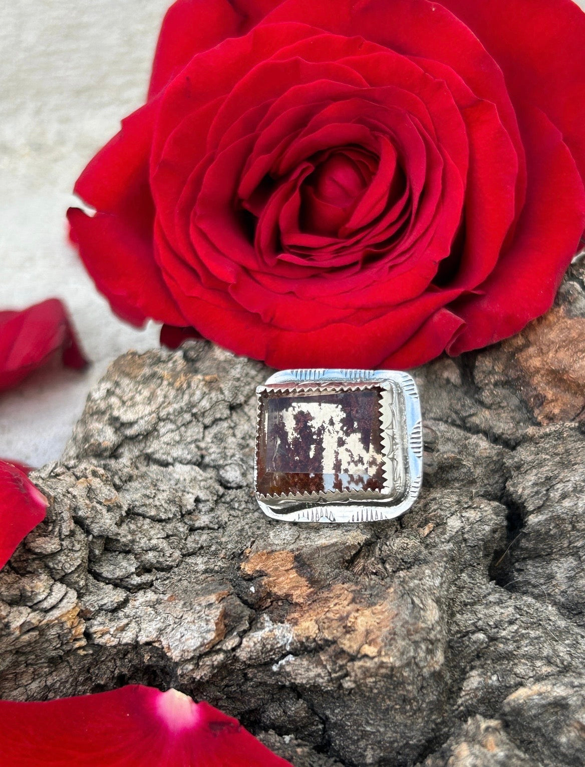 Rutilated Quartz Ring