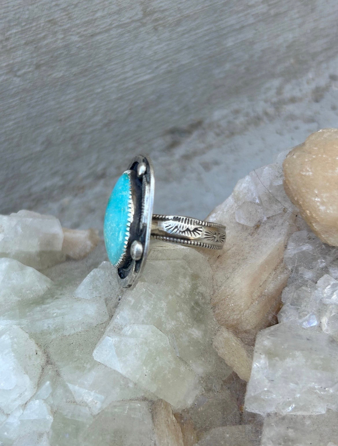 Arizona Turquoise Shadowbox Ring