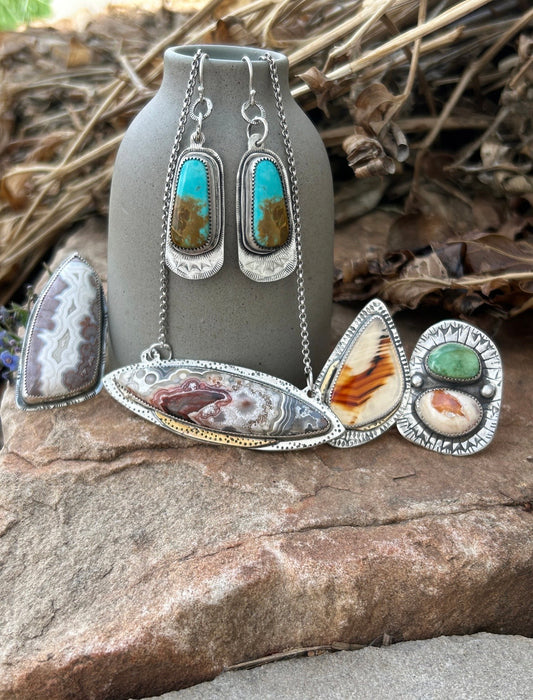 Tyrone Turquoise Earrings