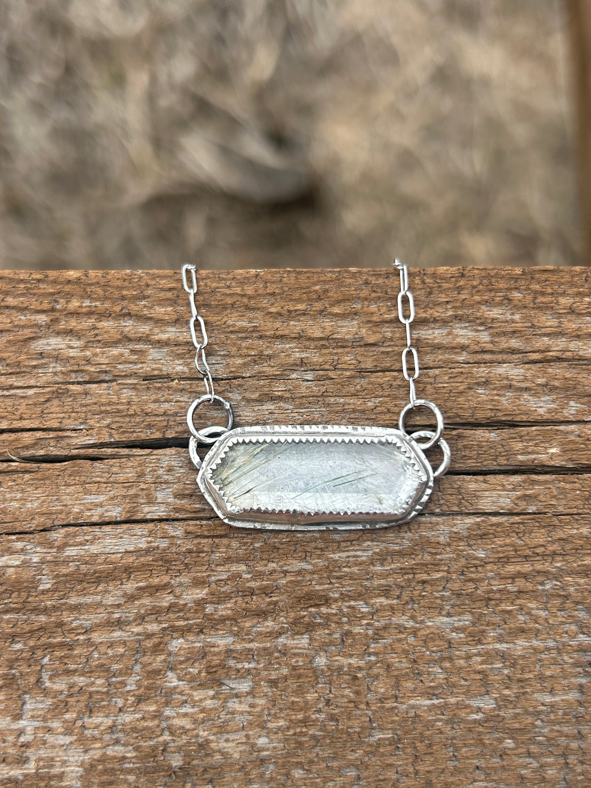 Green Rutile Necklace