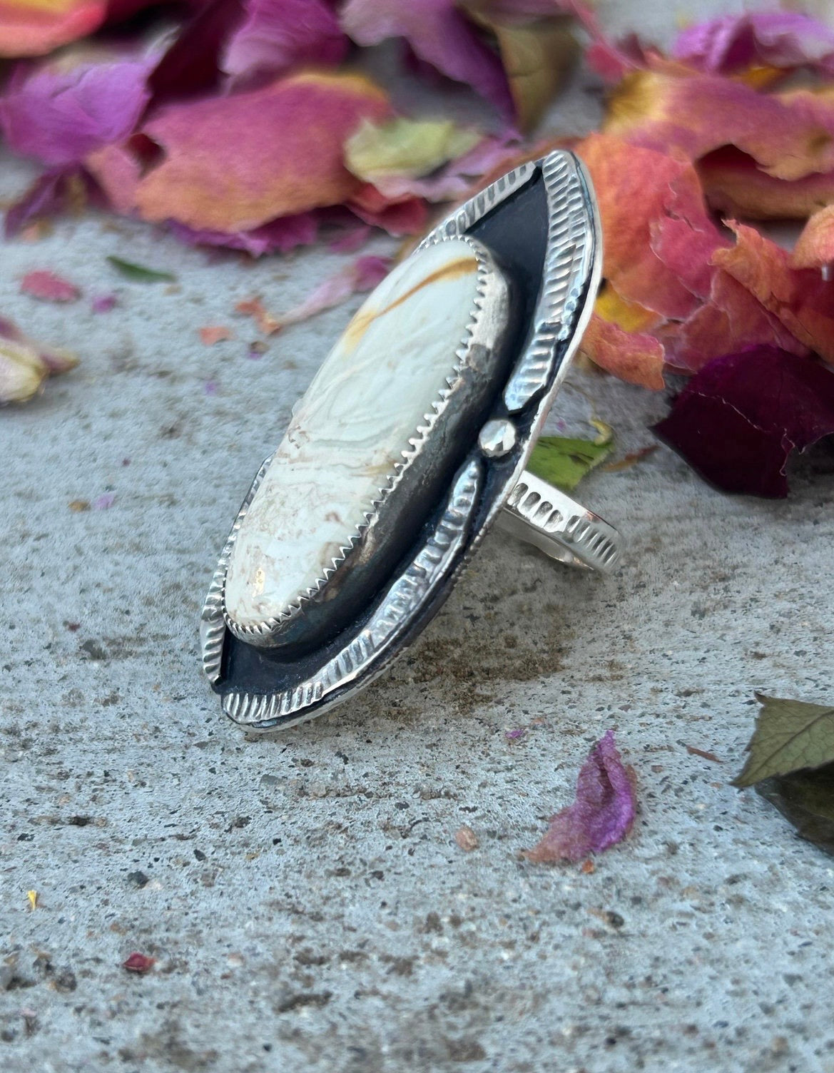 Willow Creek Jasper Shadowbox Ring
