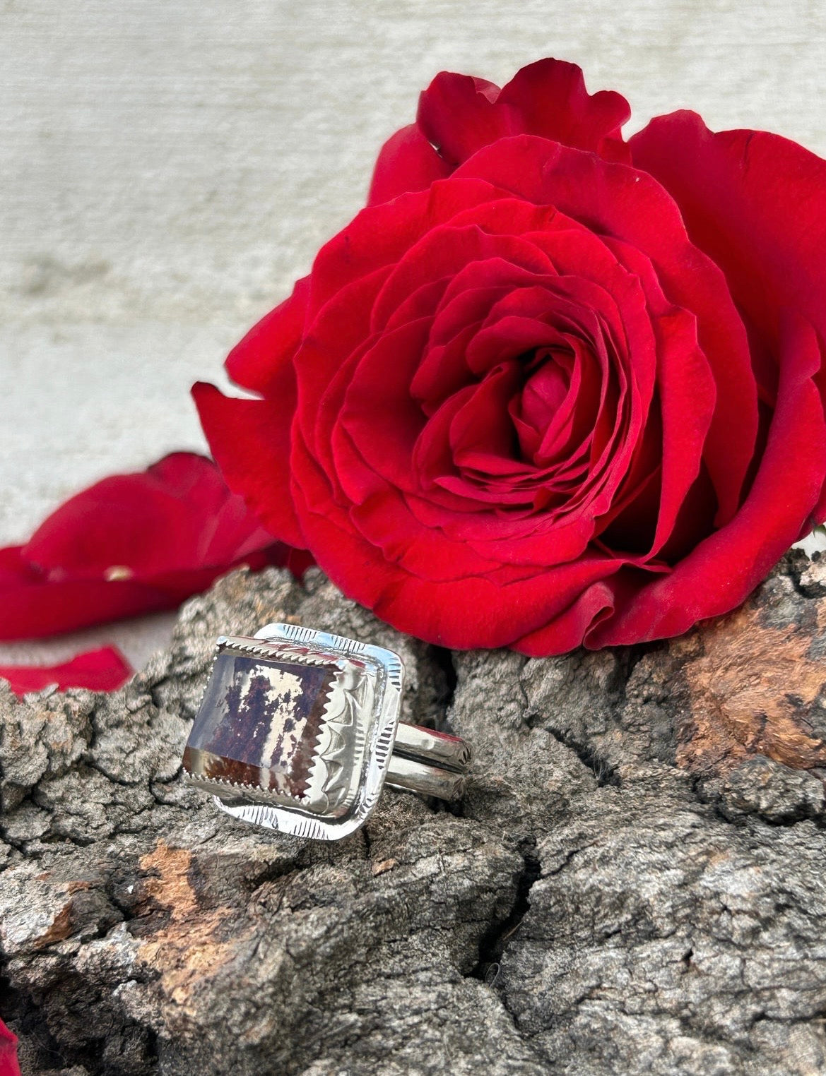 Rutilated Quartz Ring